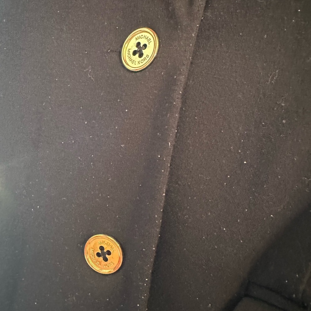 Michael Kors Classic Black Women's Blazer M - Picture 2 of 5